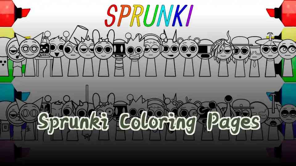 Sprunki Coloring Pages