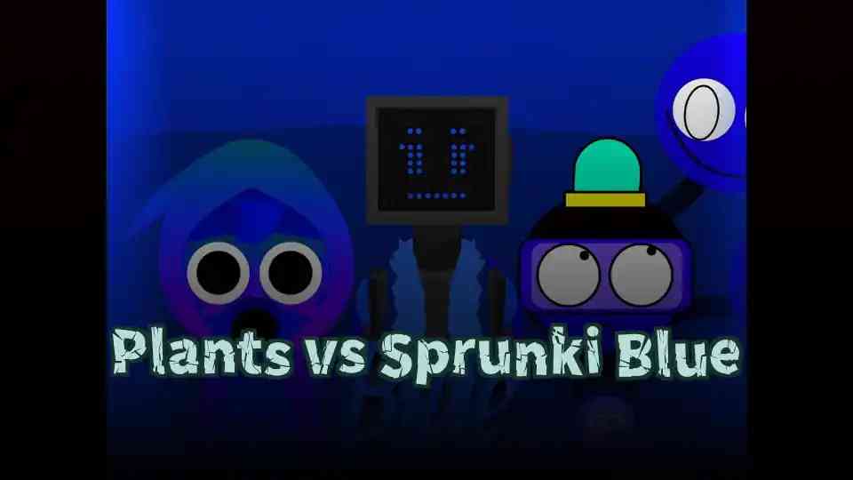 Plants vs Sprunki Blue