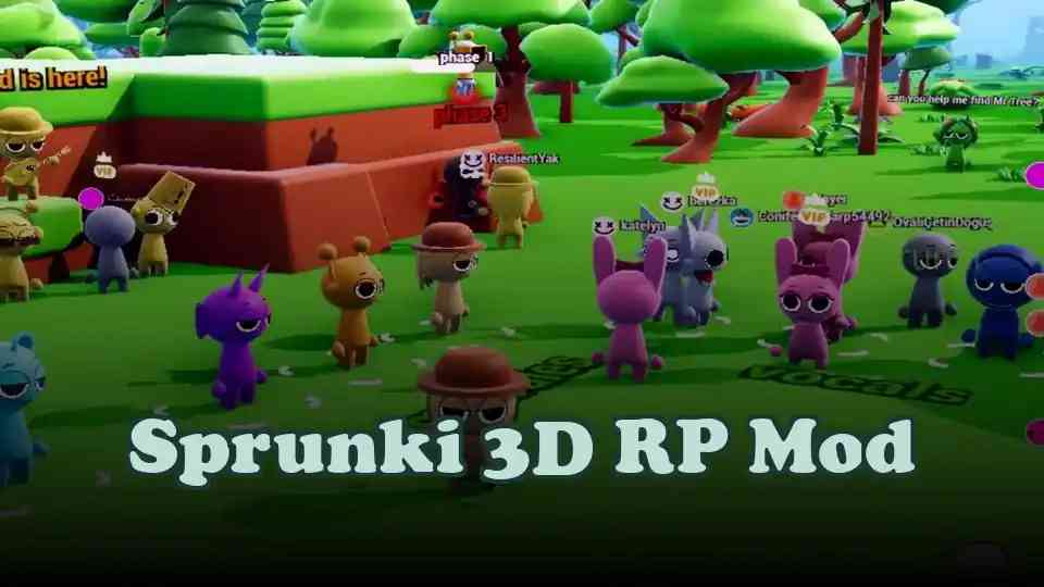 Sprunki 3D RP Mod