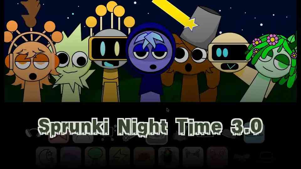 Sprunki Night Time 3.0