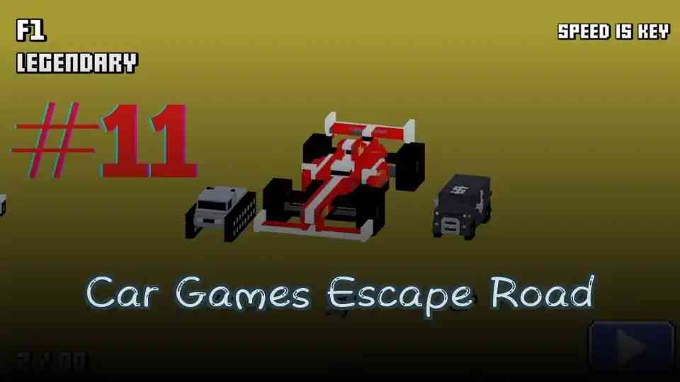 Car Games Escape Road