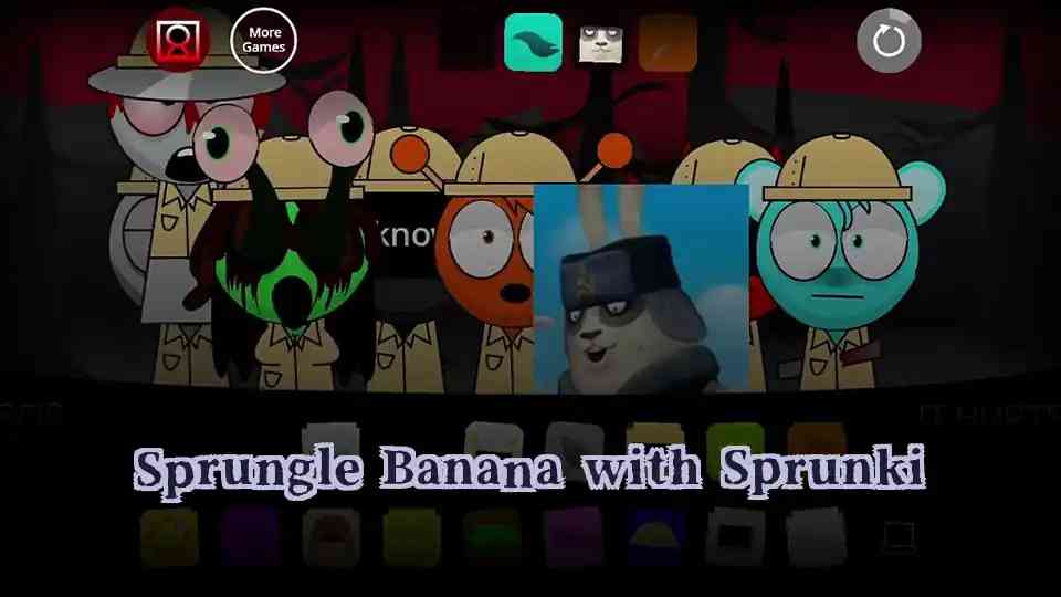 Sprungle Banana with Sprunki