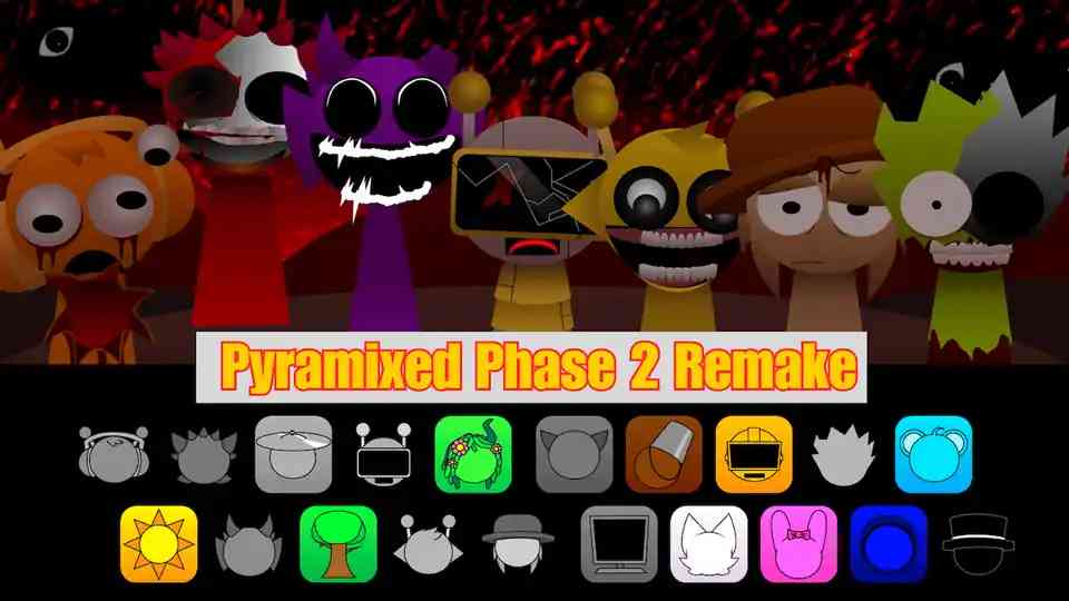 Sprunki Simplified Phase 2 All Character