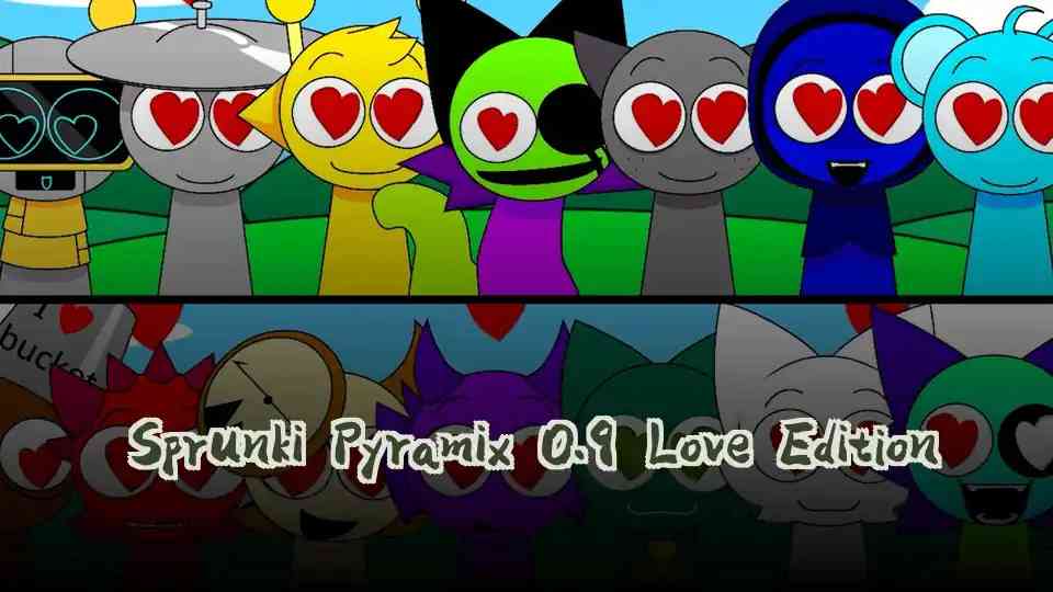 Sprunki Pyramix 0.9 Love Edition