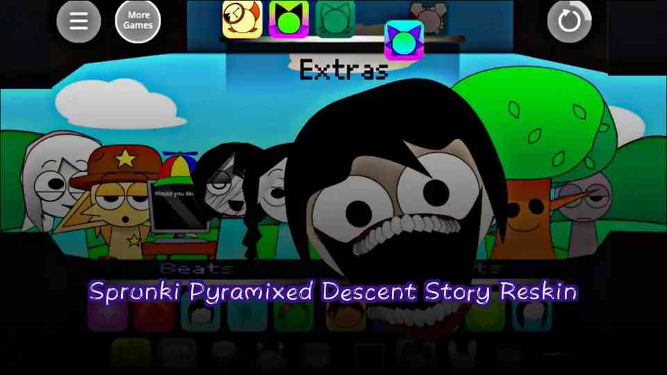 Sprunki Pyramixed Descent Story Reskin
